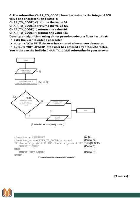 algorithm questions for class 8