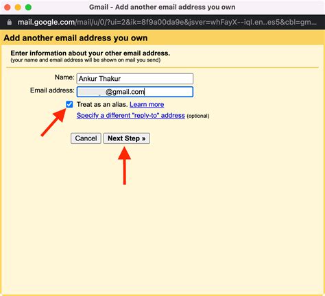 alias email address for gmail