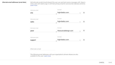 alias email in gmail