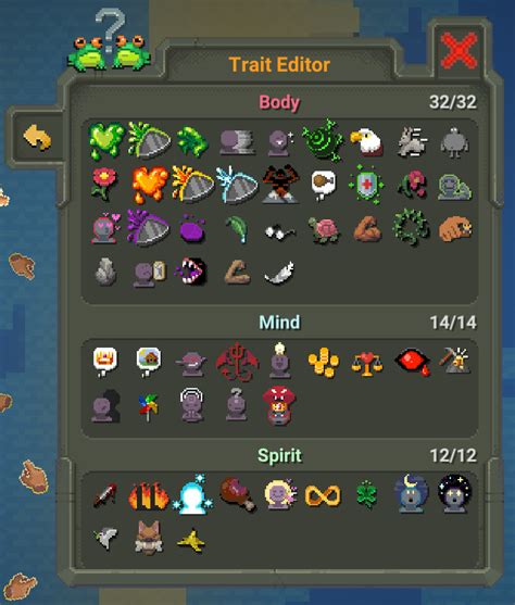 all traits in worldbox