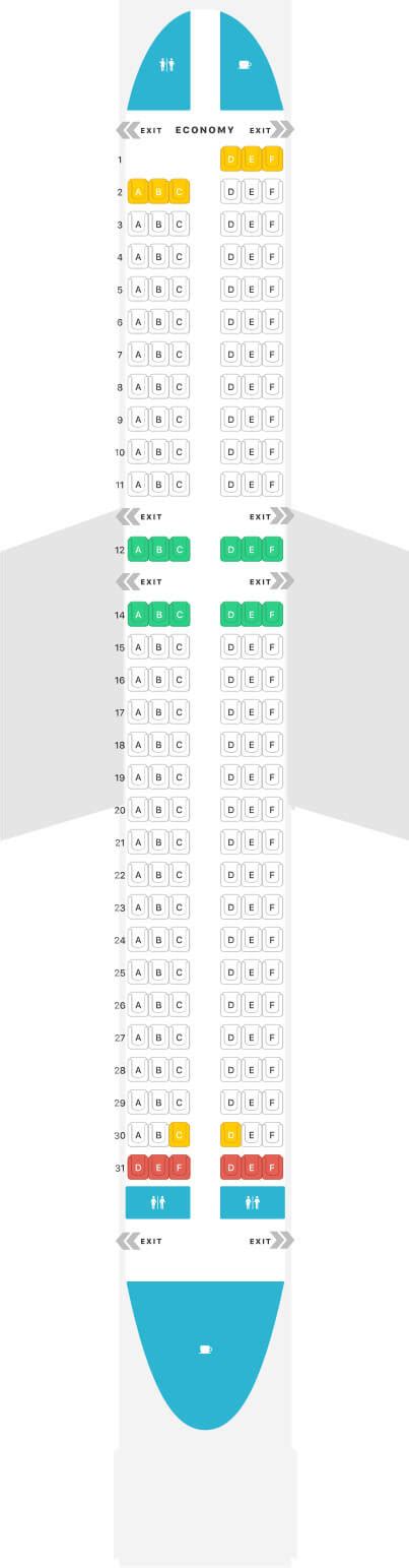 Allegiant Air Seating Chart