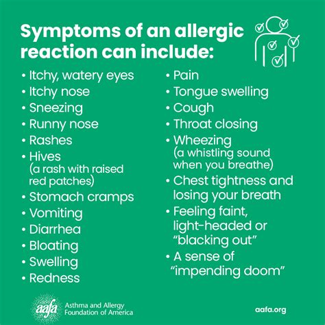 allergic reaction meaning in malayalam