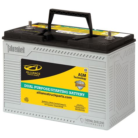 Alliance Battery Catalog