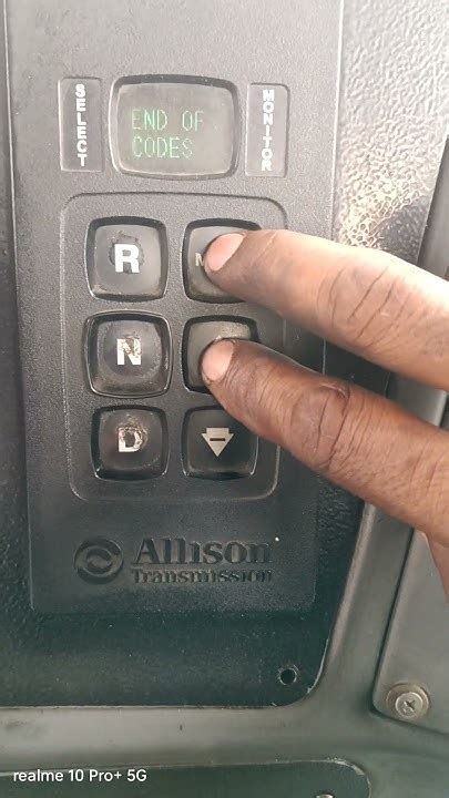 allison transmission code reset