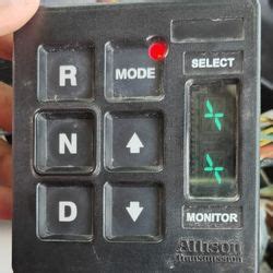 allison transmission fault code reset