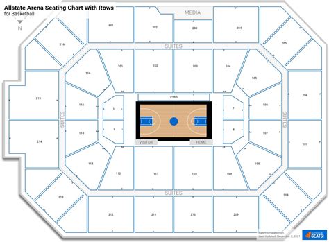 Allstate Arena Row Seating Chart