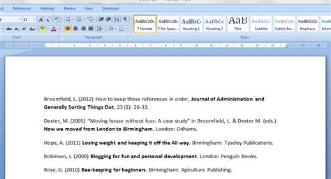 alphabetical order reference list generator