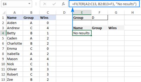 alternative to using filter function in excel