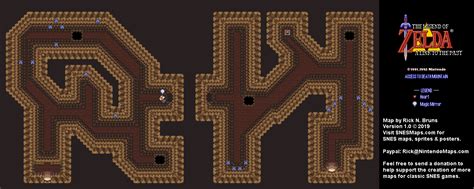 Alttp Death Mountain Cave Lantern Walkthrough Map