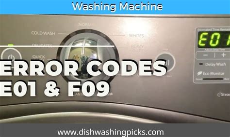 amana e1 f9 error code