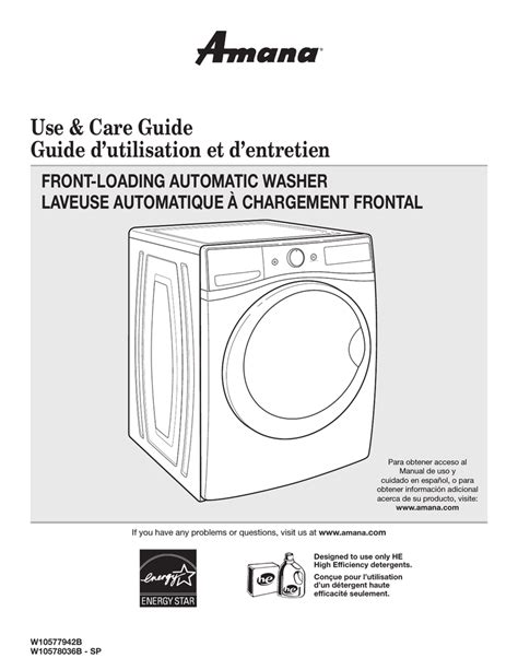 amana front load washer nd code