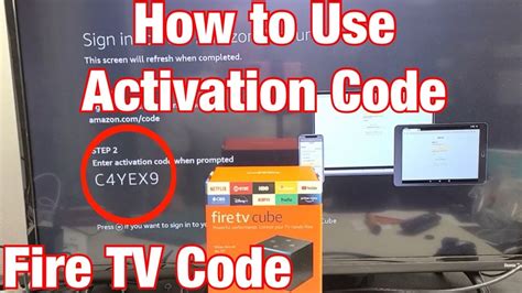 amazon fire tv activation code