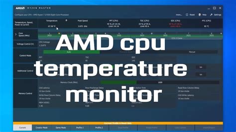 amd software for cpu temp