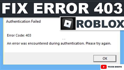 an error occurred code 403
