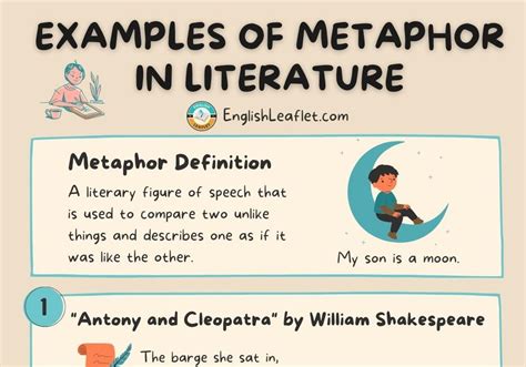 an example of metaphor in literature