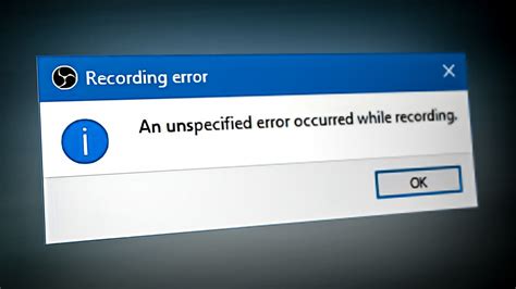 An Unknown Error Occurred While Recording The Walkthrough