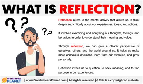 analysis and reflection meaning