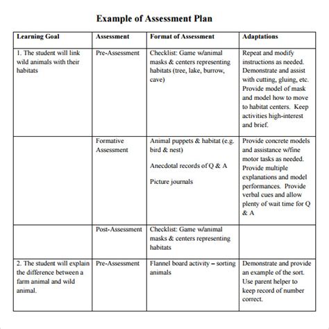 analysis plan example pdf