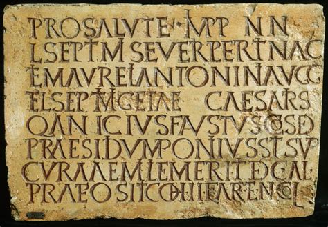 ancient latin text