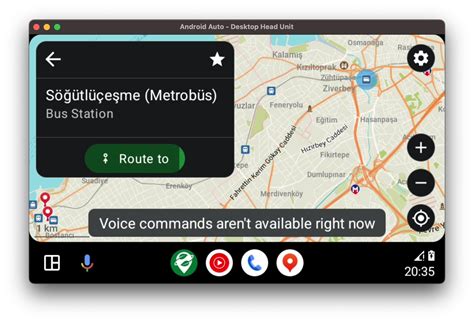 android auto voice commands aren't available right now