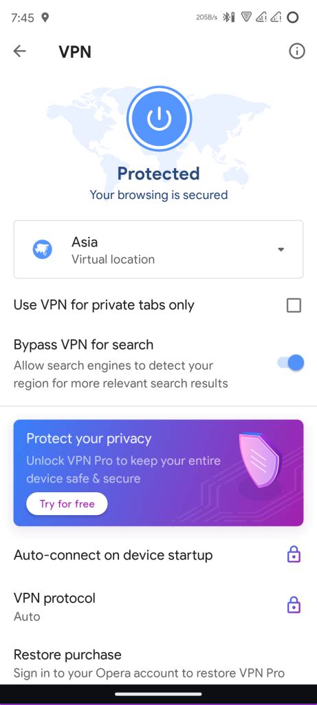 android browser with built in free vpn