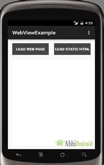 android chrome webview example
