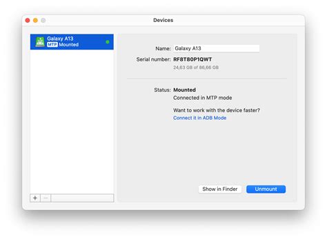 android file transfer mac can't access device storage