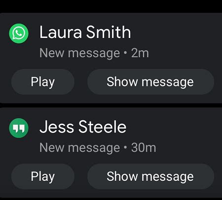 android messages app not showing notifications