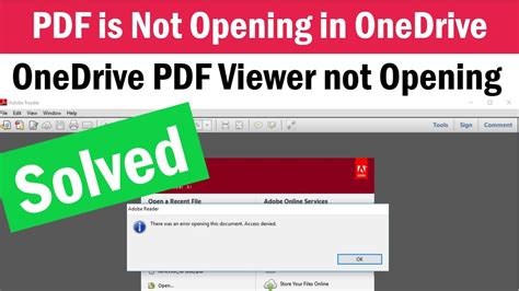android onedrive pdf viewer not working