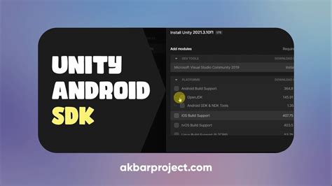 android sdk and ndk tools unity