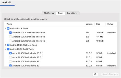 android sdk build tools 34
