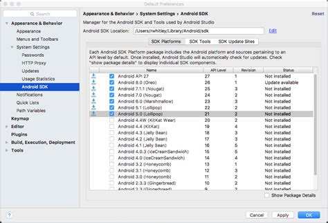 android sdk level 19