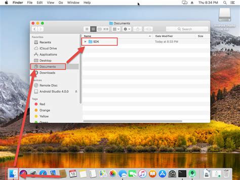 android sdk location mac