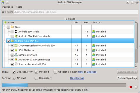android sdk tools for linux