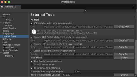 android sdk tools unity download