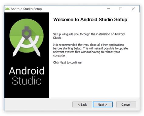 android studio installation hangs on downloading components