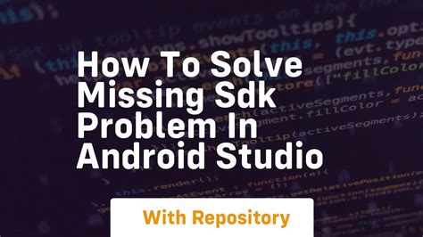 android studio sdk missing problem