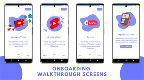 Android Walkthrough Screen