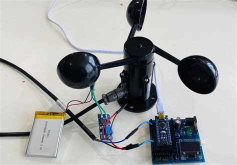 anemometer wind speed sensor arduino code
