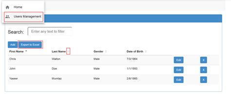 angular datatable example stackblitz
