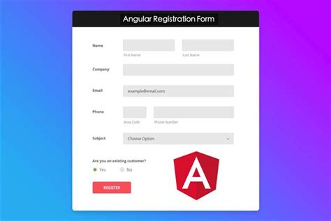 angular form example