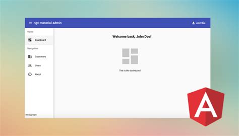 angular header and footer example