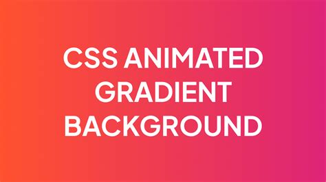 animated gradient background css codepen