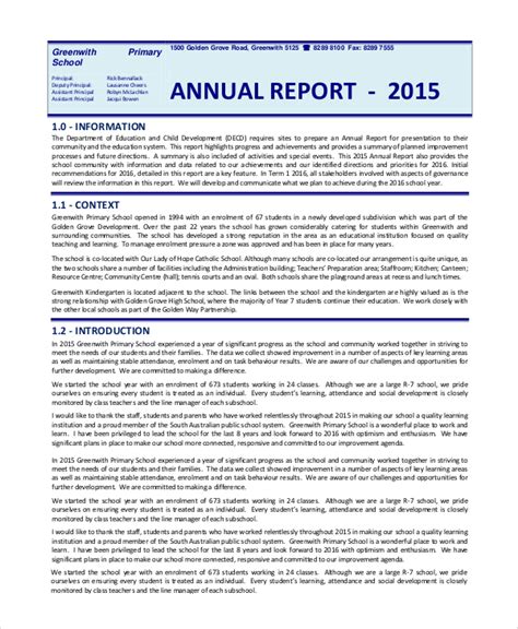 annual report examples pdf
