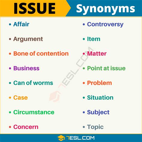 another issue meaning