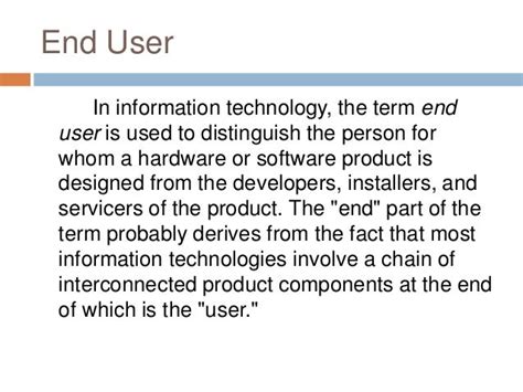 another term for end-user development