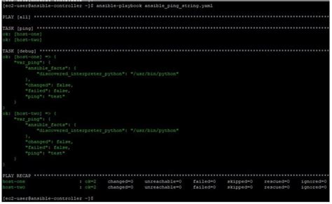 ansible ping example