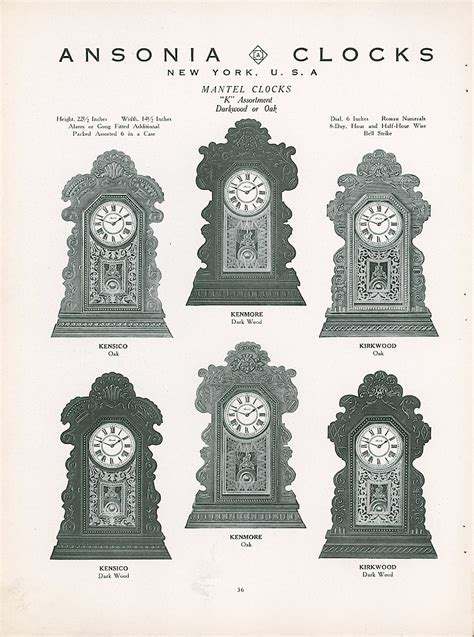 Ansonia Clock Catalog