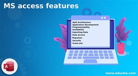 any four features of ms access