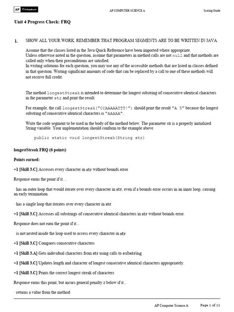 Ap Csa Frq Walkthroughs